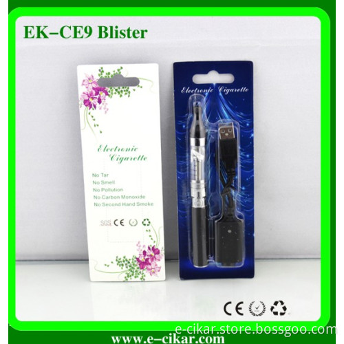 2013 E-Cig CE9, The Repaceable Wick EGO CE4 Updated Blister Kit
